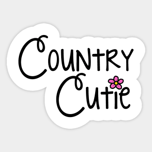 Country Cutie Sticker